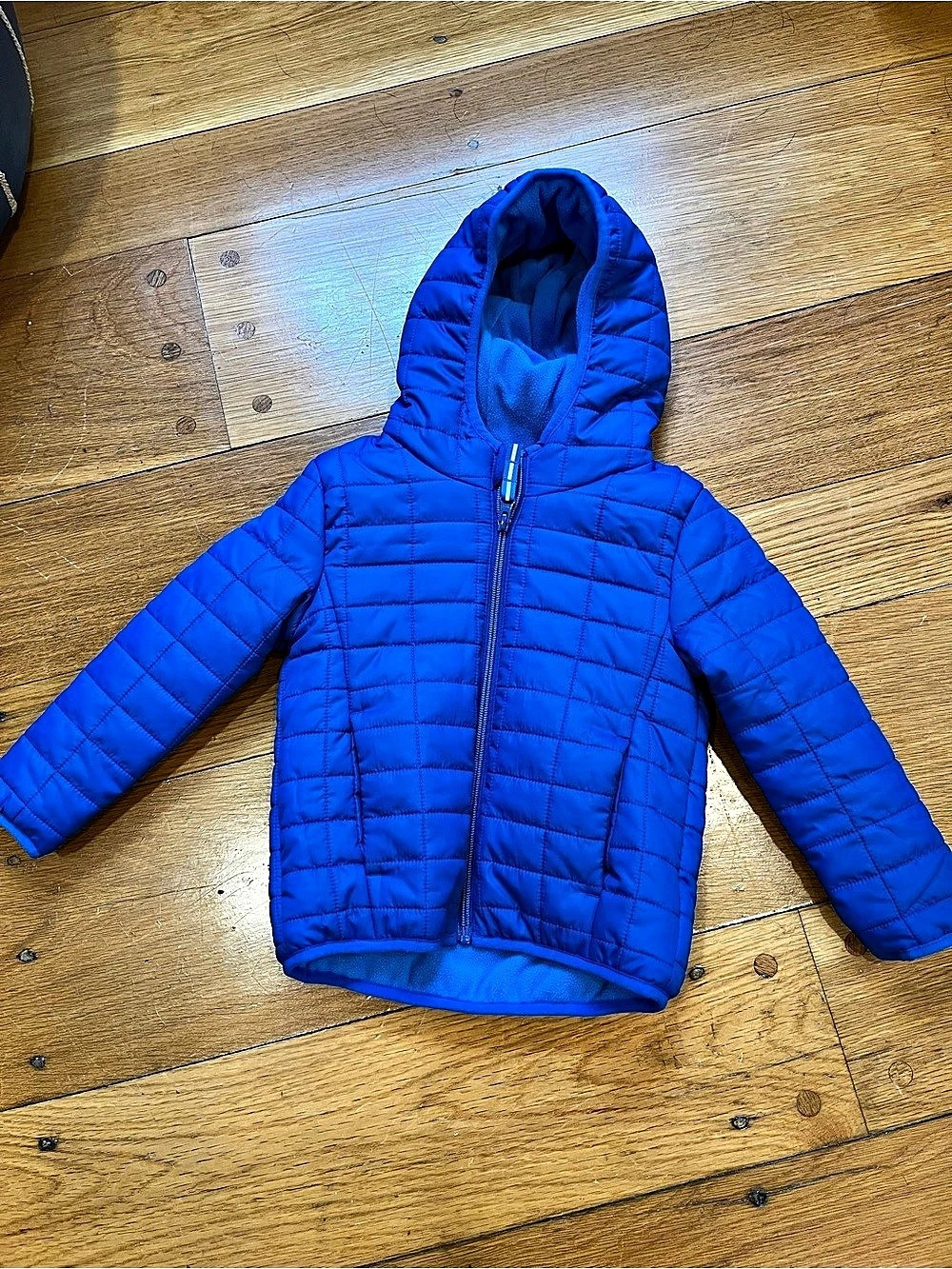 Cat & Jack Toddler Boys Hooded Puffer Jacket Blue 4T